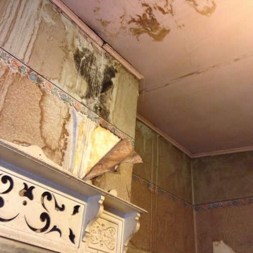 Stained walls